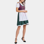 Dirndl Jurk met Borduurwerk en Veters - CB - Dresses - Jurkjes.co