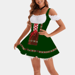 Dirndl Jurk met Cold Shoulder - Dresses - Jurkjes.co