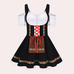 Dirndl Jurk met Cold Shoulder - Dresses - Jurkjes.co