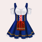 Dirndl Jurk met Cold Shoulder - Dresses - Jurkjes.co