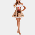 Dirndl Jurk met Cold Shoulder - Dresses - Jurkjes.co