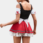 Dirndl Jurk met Geborduurd Lijfje - CB - Dresses - Jurkjes.co