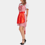 Dirndl Jurk met Geruit Patroon - CB - Dresses - Jurkjes.co