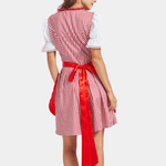 Dirndl Jurk met Geruit Patroon - CB - Dresses - Jurkjes.co