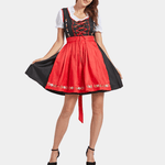 Dirndl met Bloemenborduursel - CB - Dresses - Jurkjes.co
