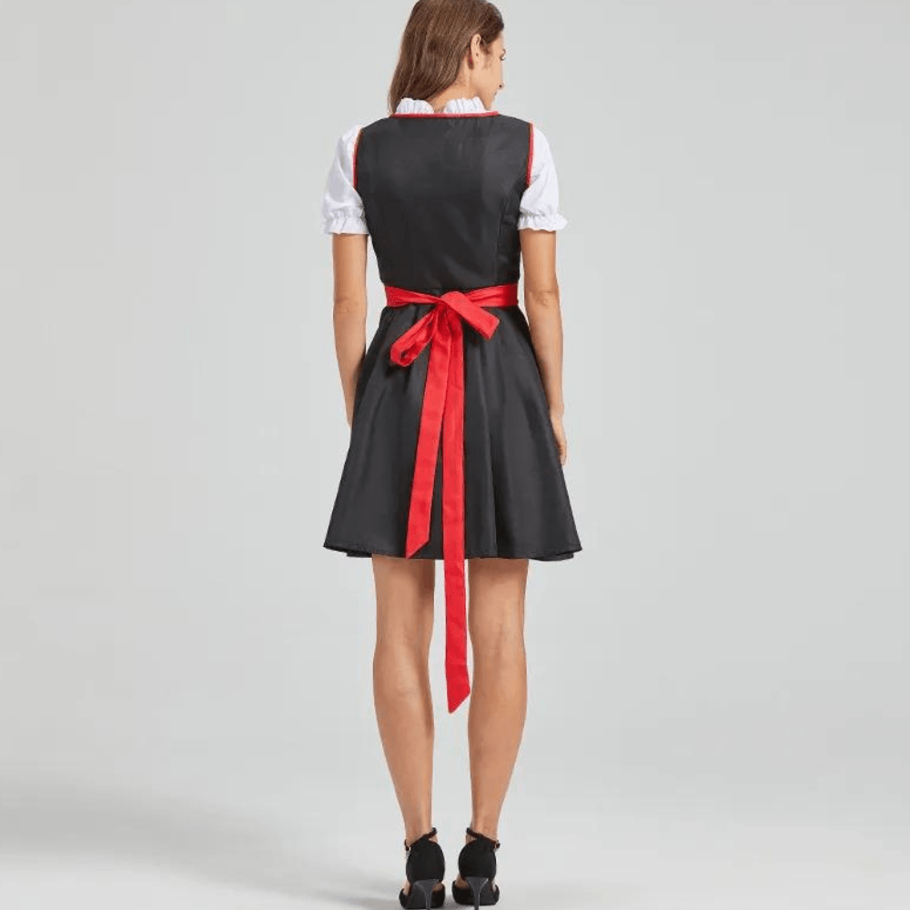 Dirndl met Bloemenborduursel - CB - Dresses - Jurkjes.co