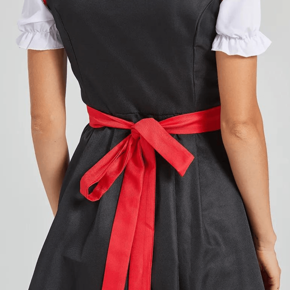 Dirndl met Bloemenborduursel - CB - Dresses - Jurkjes.co