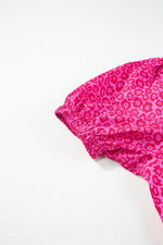 Elegante Bloemenprint Maxi Jurk met Pofmouwen - Maxi Dresses - Jurkjes.co