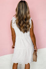 Elegante Jurk met A-Lijn Motief - Mini Dresses - Jurkjes.co