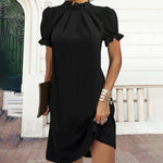 Elegante Jurk met Ruches - Dresses - Jurkjes.co