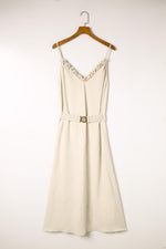 Elegante Maxi-Jurk met Ceintuur - Maxi Dresses - Jurkjes.co