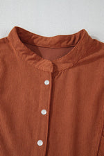 Empire Jurk met Snap Knopen - Mini Dresses - Jurkjes.co