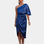 Feestjurk met Asymmetrisch Ontwerp - CB - Dresses - Jurkjes.co