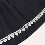 Feestjurk met Kant en Bloemenprint - CB - Dresses - Jurkjes.co