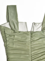 Fishtail Jurk met V-hals en Plooirok - Maxi Dresses - Jurkjes.co