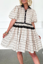 Flared Jurk met Bloemenprint - Floral Dresses - Jurkjes.co