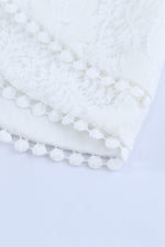 Flutter Mouw Wikkeljurk met V-hals in Kant - Mini Dresses - Jurkjes.co