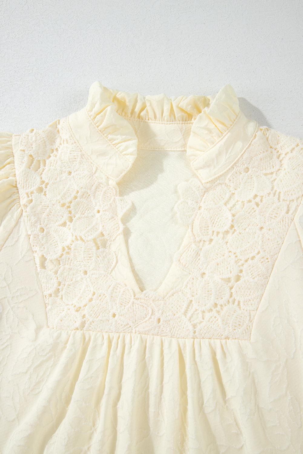 Frilled Jurk met Bloemenpatroon - Mini Dresses - Jurkjes.co