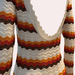 Gebreide Jurk met Gestreept Ontwerp - Women Summer Dress - Jurkjes.co