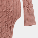 Gebreide Jurk met Kabelpatroon - Dresses - Jurkjes.co
