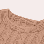 Gebreide Jurk met Kabelpatroon - Dresses - Jurkjes.co