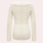 Gebreide Jurk met Knoopdetails - Dresses - Jurkjes.co