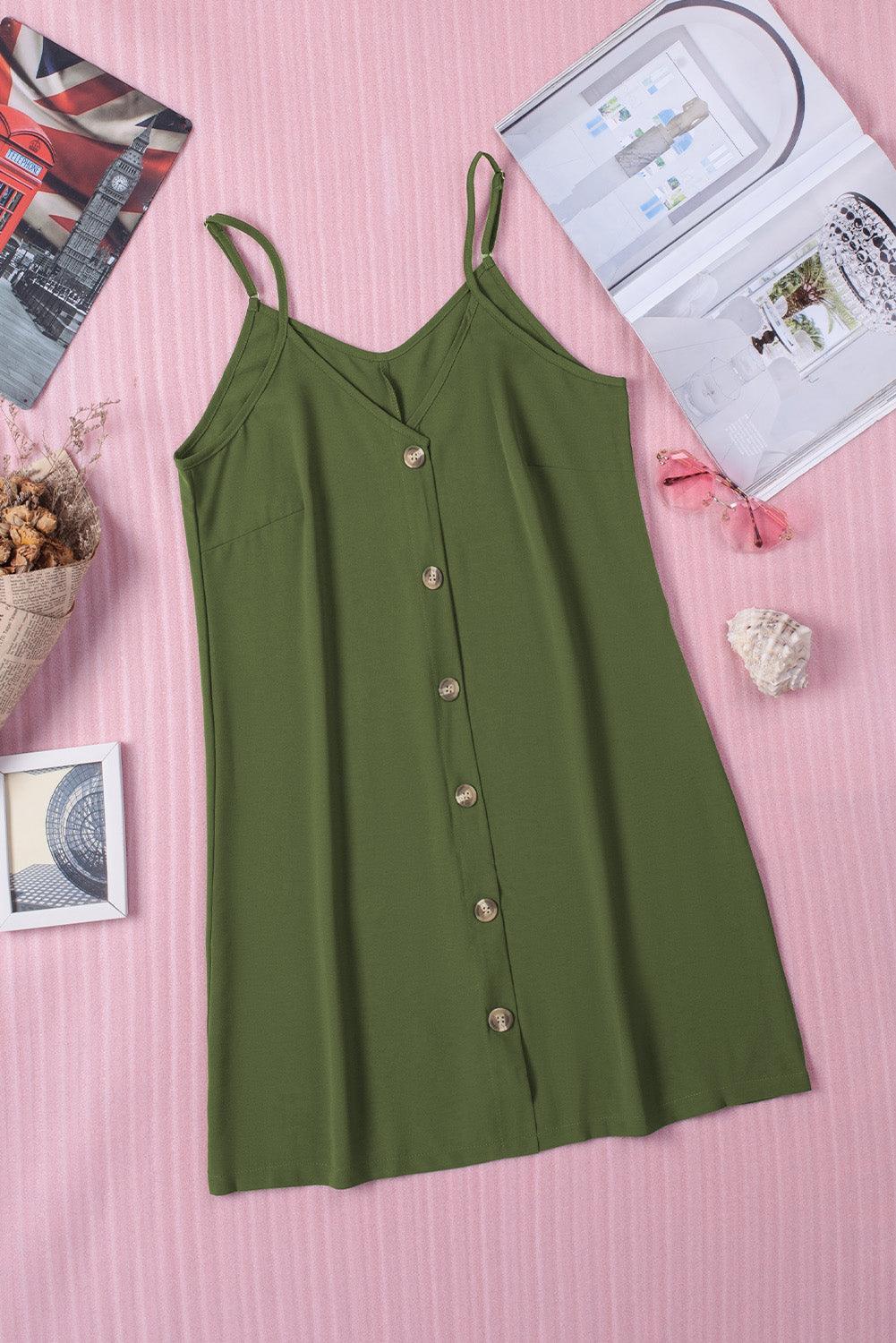 Geknoopte Jurk met Spaghettibandjes - Mini Dresses - Jurkjes.co