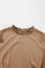 Gelaagde Jurk met Ruches - Mini Dresses - Jurkjes.co