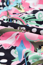 Gelaagde Mini-Jurk met Ricrac en Bloemen - Floral Dresses - Jurkjes.co