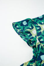 Geometrische Maxi Jurk met V-hals - Maxi Dresses - Jurkjes.co