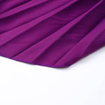 Geplooide Jurk met Schuine Halslijn - Dresses - Jurkjes.co