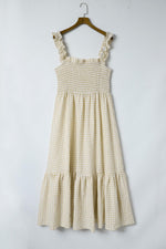 Geruite Maxi-Jurk zonder Mouwen - Maxi Dresses - Jurkjes.co