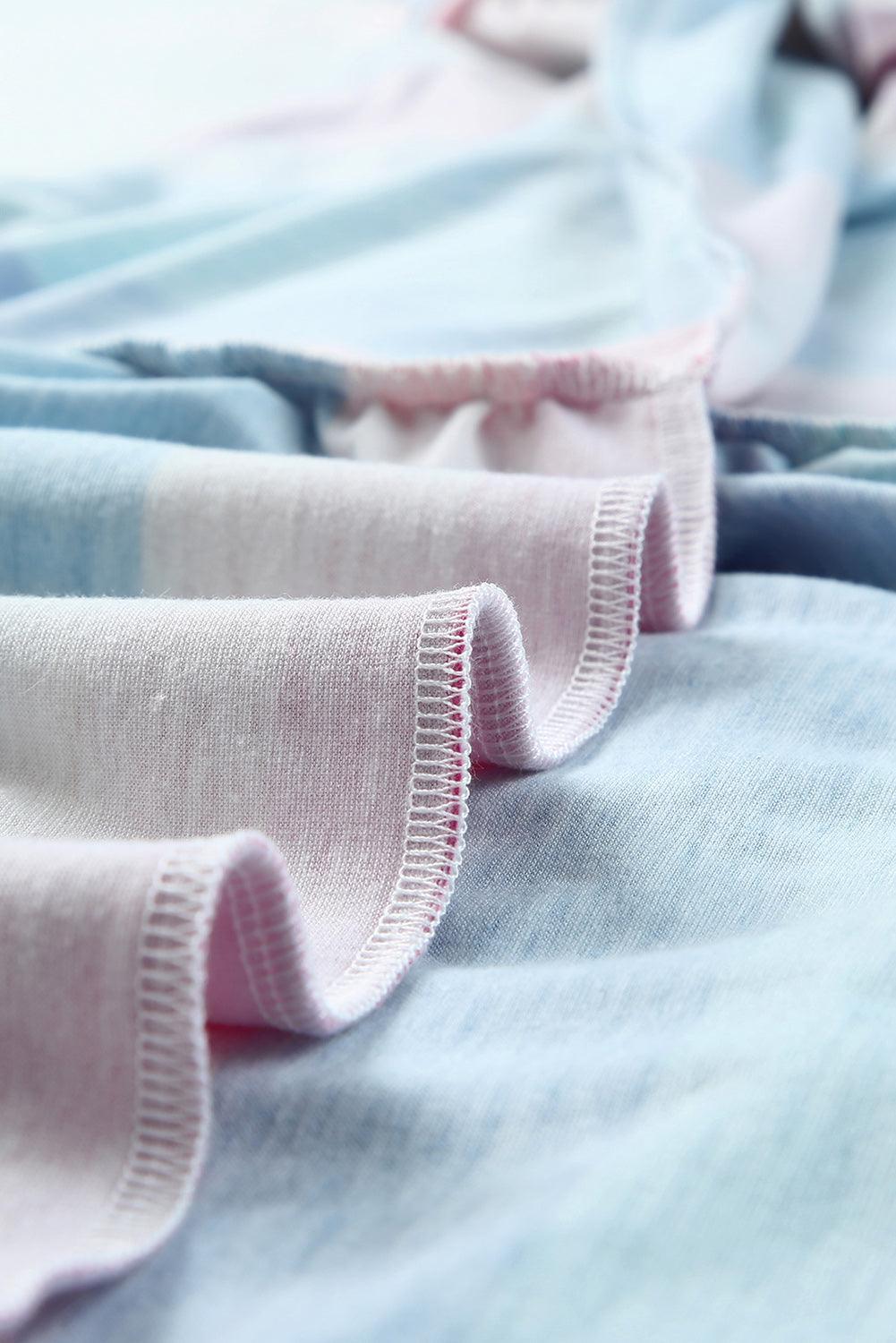 Gestreepte Maxi Jurk met Strikbandjes - Maxi Dresses - Jurkjes.co