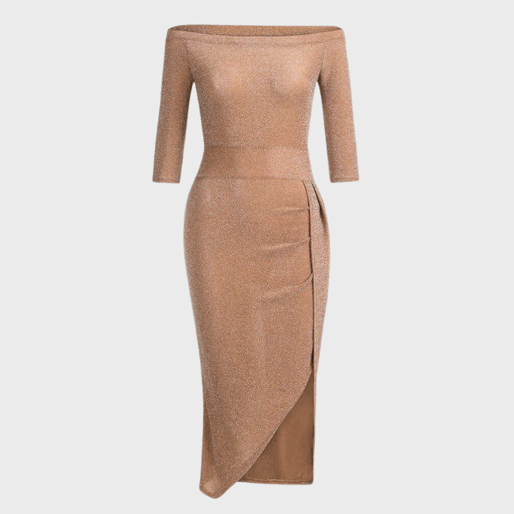 Glitterjurk met Elegante Split - Women Summer Dress - Jurkjes.co