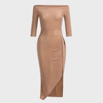 Glitterjurk met Elegante Split - Women Summer Dress - Jurkjes.co