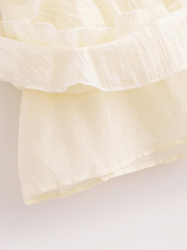 Halter Jurk met Gelaagde Ruffles - Mini Dresses - Jurkjes.co