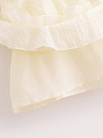 Halter Jurk met Gelaagde Ruffles - Mini Dresses - Jurkjes.co