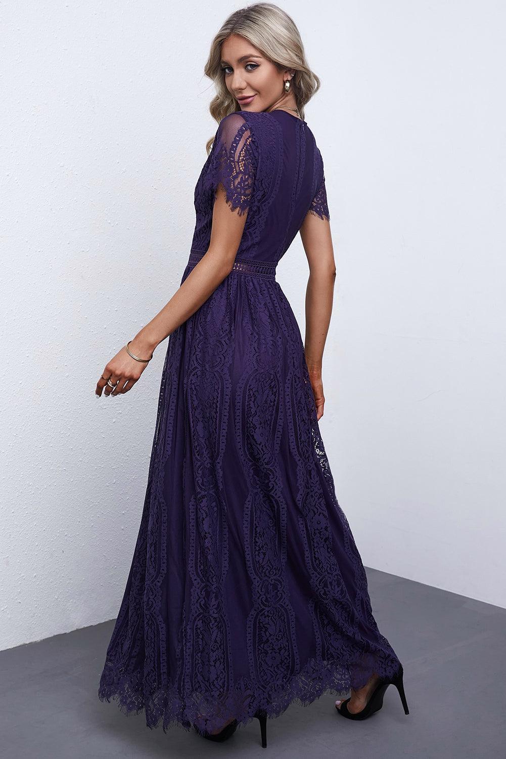 Hartveroverende Kanten Maxi-Jurk - Maxi Dresses - Jurkjes.co