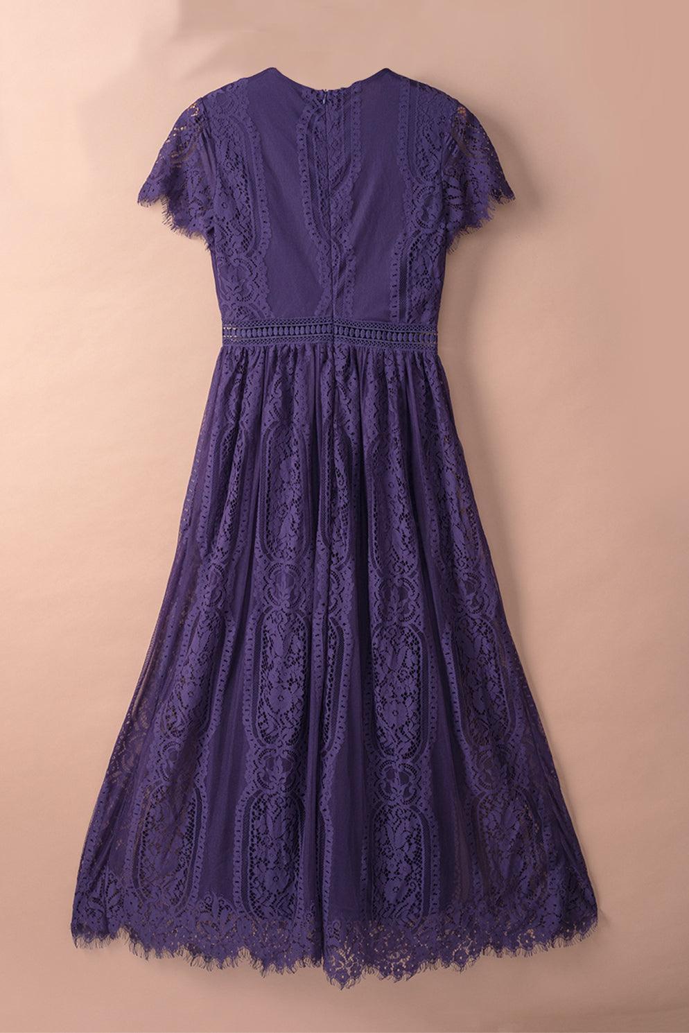 Hartveroverende Kanten Maxi-Jurk - Maxi Dresses - Jurkjes.co