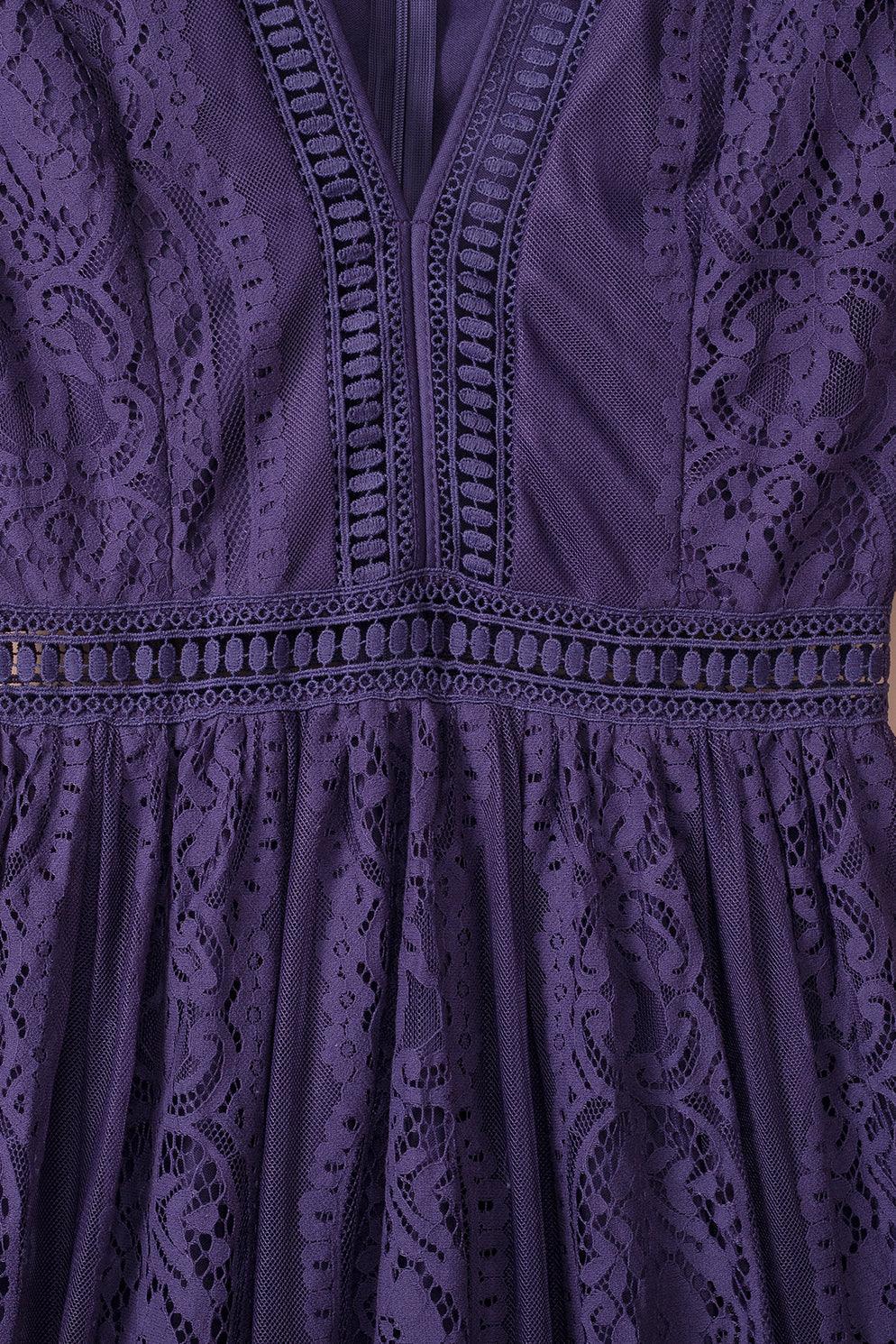 Hartveroverende Kanten Maxi-Jurk - Maxi Dresses - Jurkjes.co