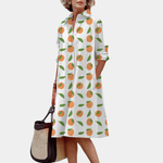Hemdjurk met Bloemenprint - Women Summer Dress - Jurkjes.co
