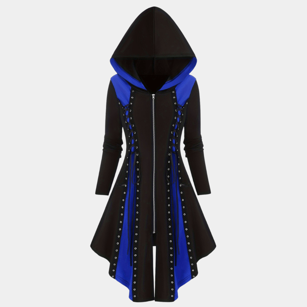 Hoodie Jurk met Asymmetrische Zoom - Dresses - Jurkjes.co