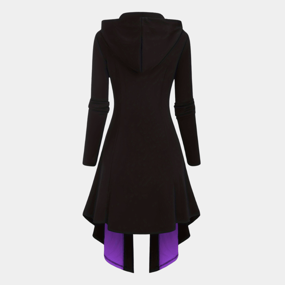 Hoodie Jurk met Asymmetrische Zoom - Dresses - Jurkjes.co