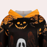 Hoodie-jurk met Halloween-print - Women Winter Dress - Jurkjes.co