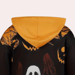 Hoodie-jurk met Halloween-print - Women Winter Dress - Jurkjes.co
