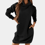 Hoodie Jurk met Lange Mouwen - CB - Dresses - Jurkjes.co