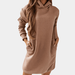 Hoodie Jurk met Lange Mouwen - CB - Dresses - Jurkjes.co