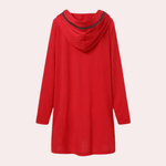 Hoodiejurk met Kangoeroezak - Women Summer Dress - Jurkjes.co