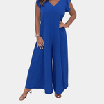 Jumpsuit-jurk met Effen Ontwerp - Women Summer Jumpsuit - Jurkjes.co