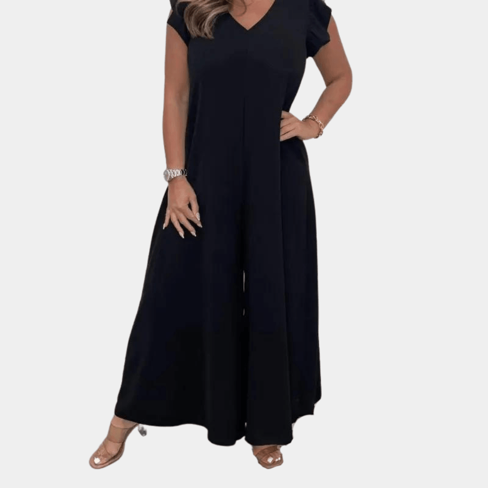 Jumpsuit-jurk met Effen Ontwerp - Women Summer Jumpsuit - Jurkjes.co
